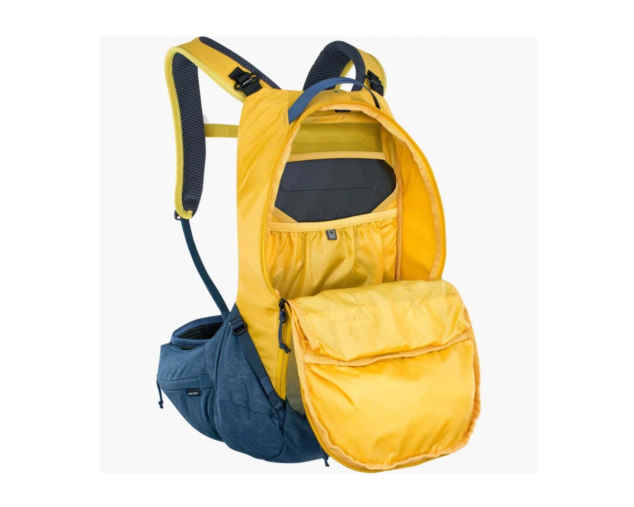 Evoc Trail Pro 10 Liter Protektorrucksack | Curry-denim – Bild 4