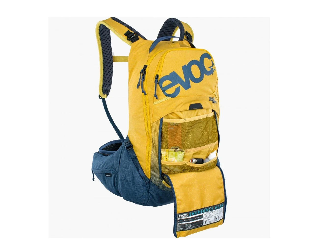Evoc Trail Pro 10 Liter Protektorrucksack | Curry-denim – Bild 5