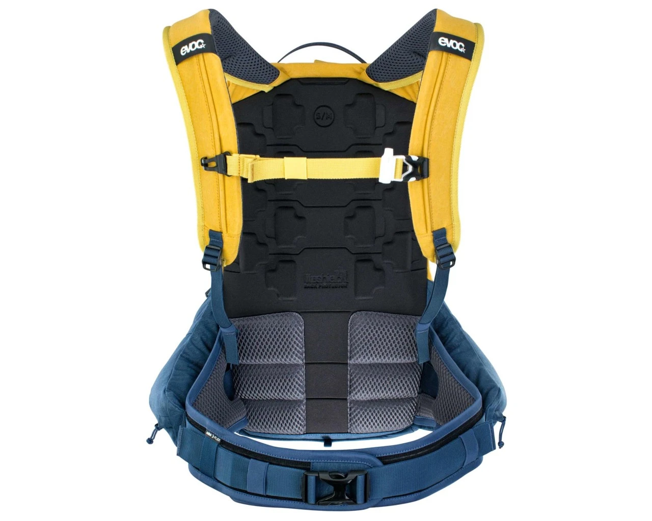 Evoc Trail Pro 16 Liter Protektorrucksack | Curry-denim – Bild 3