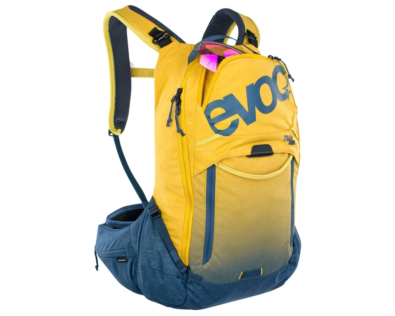 Evoc Trail Pro 16 Liter Protektorrucksack | Curry-denim – Bild 4