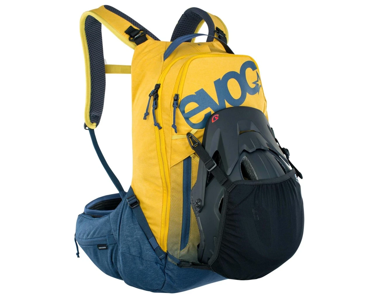 Evoc Trail Pro 16 Liter Protektorrucksack | Curry-denim – Bild 7