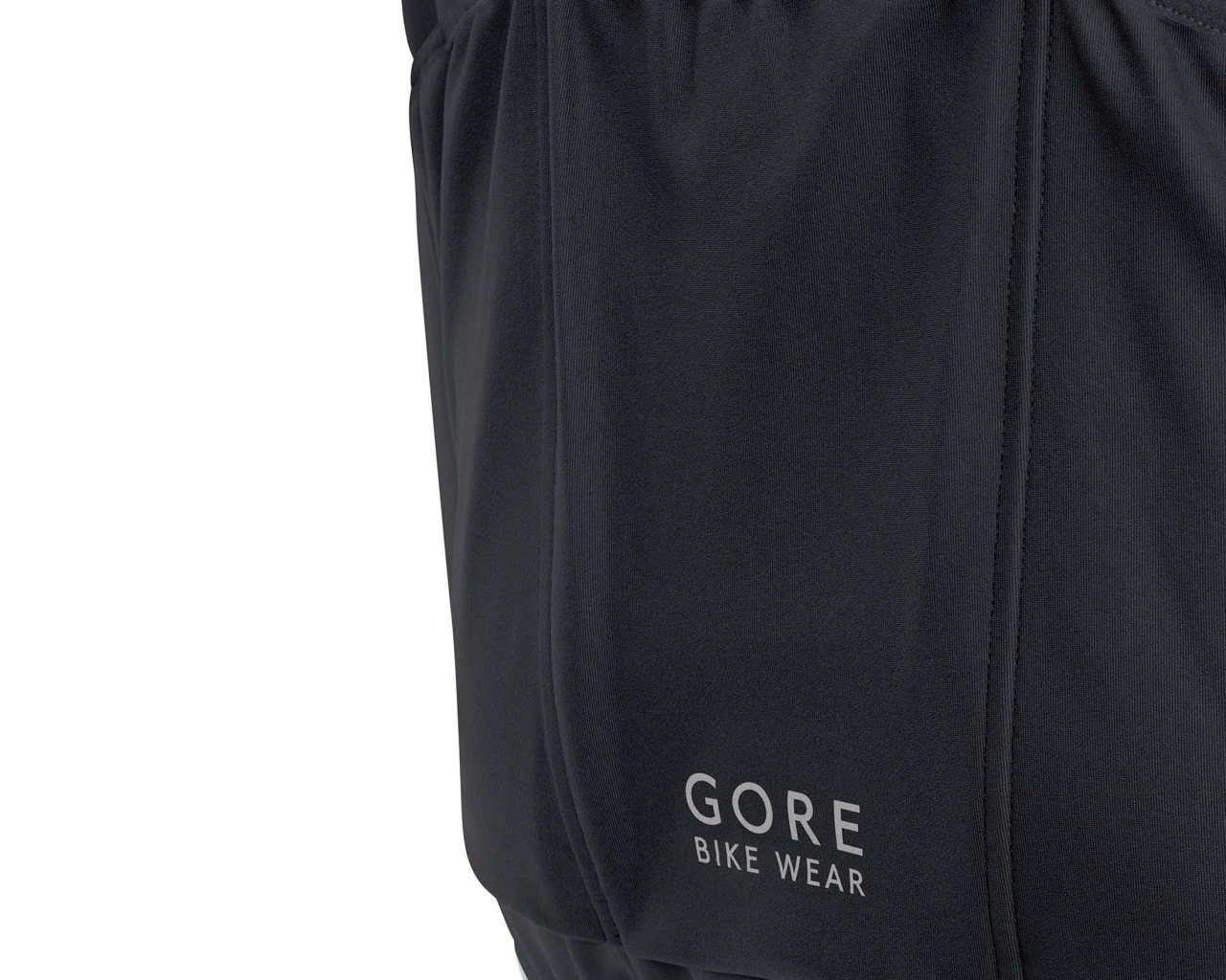 Gore Bike Wear Phantom Plus Windstopper Zip-Off Jacke - Passform Comfort | Schwarz-neon Gelb – Bild 4