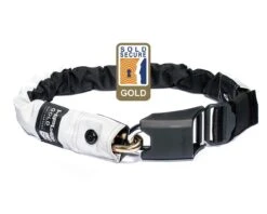 Hiplok Gold High Wearable Visibility 10mm Chainlock - Tragbares Kettenschloss | Superbright