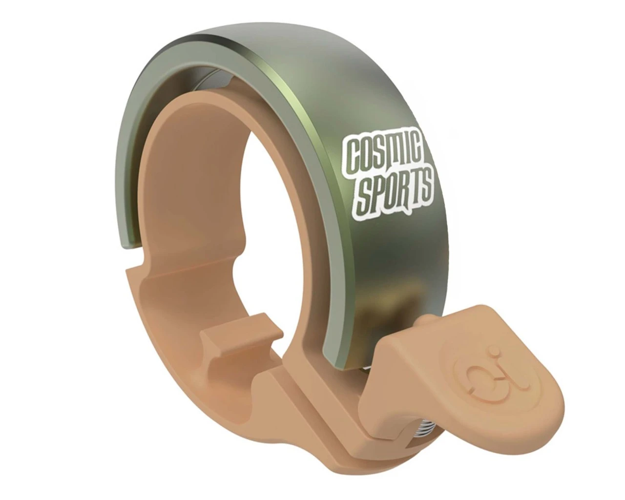 Knog Oi Classic Fahrradklingel - Large | Sand Brown-matte Desert Sage