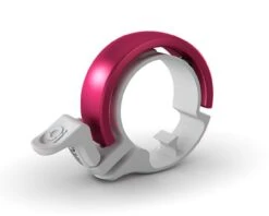 Knog Oi Classic Fahrradklingel - Large | White-pink
