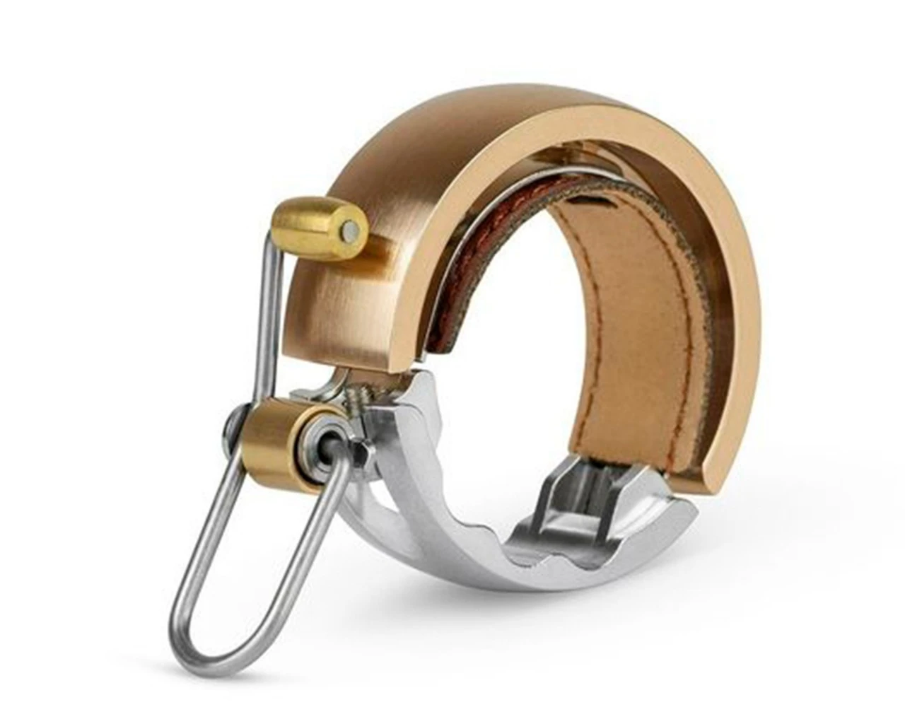 Knog Oi Luxe Fahrradklingel - Large 23.8 - 31.8 Mm | Brass