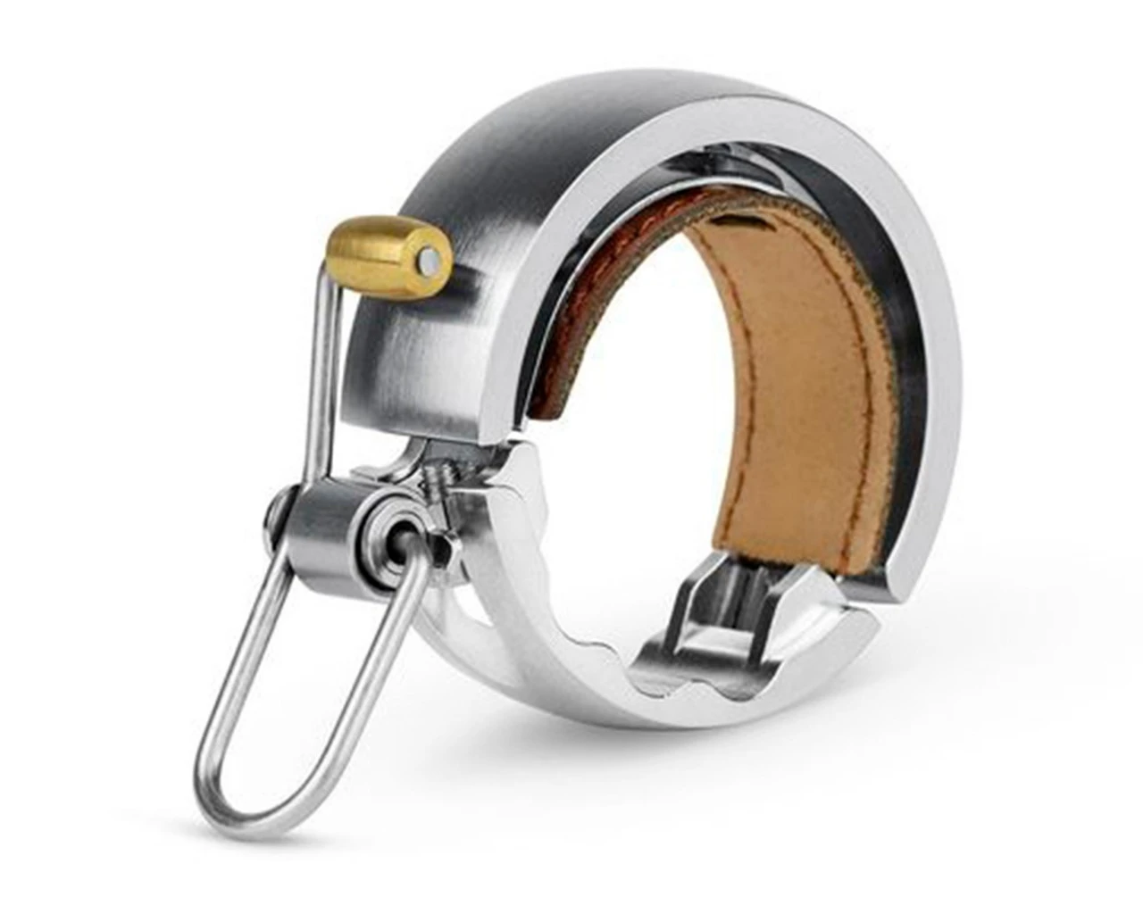 Knog Oi Luxe Fahrradklingel - Large 23.8 - 31.8 Mm | Silver