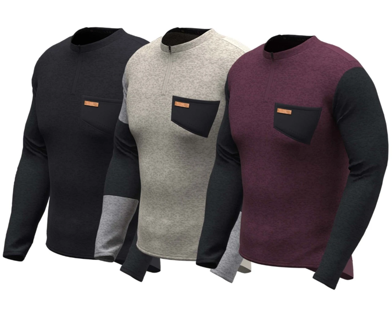 Leatt MTB Trail 4.0 Trikot Langarm | Malbec – Bild 4