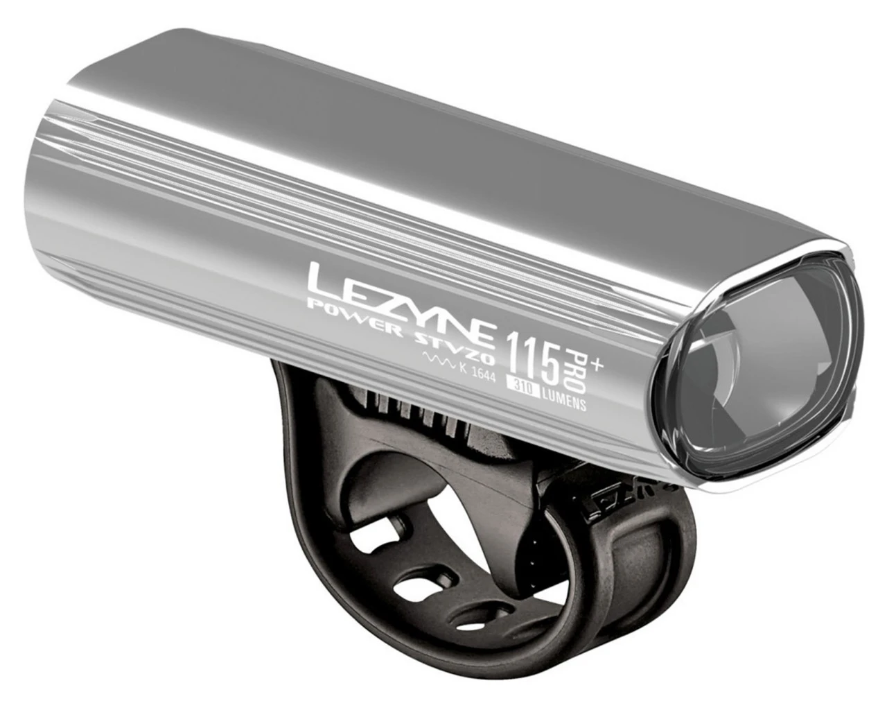 Lezyne LED Power Pro+ 115 StVZO Akku Vorderlicht | Silber-glänzend
