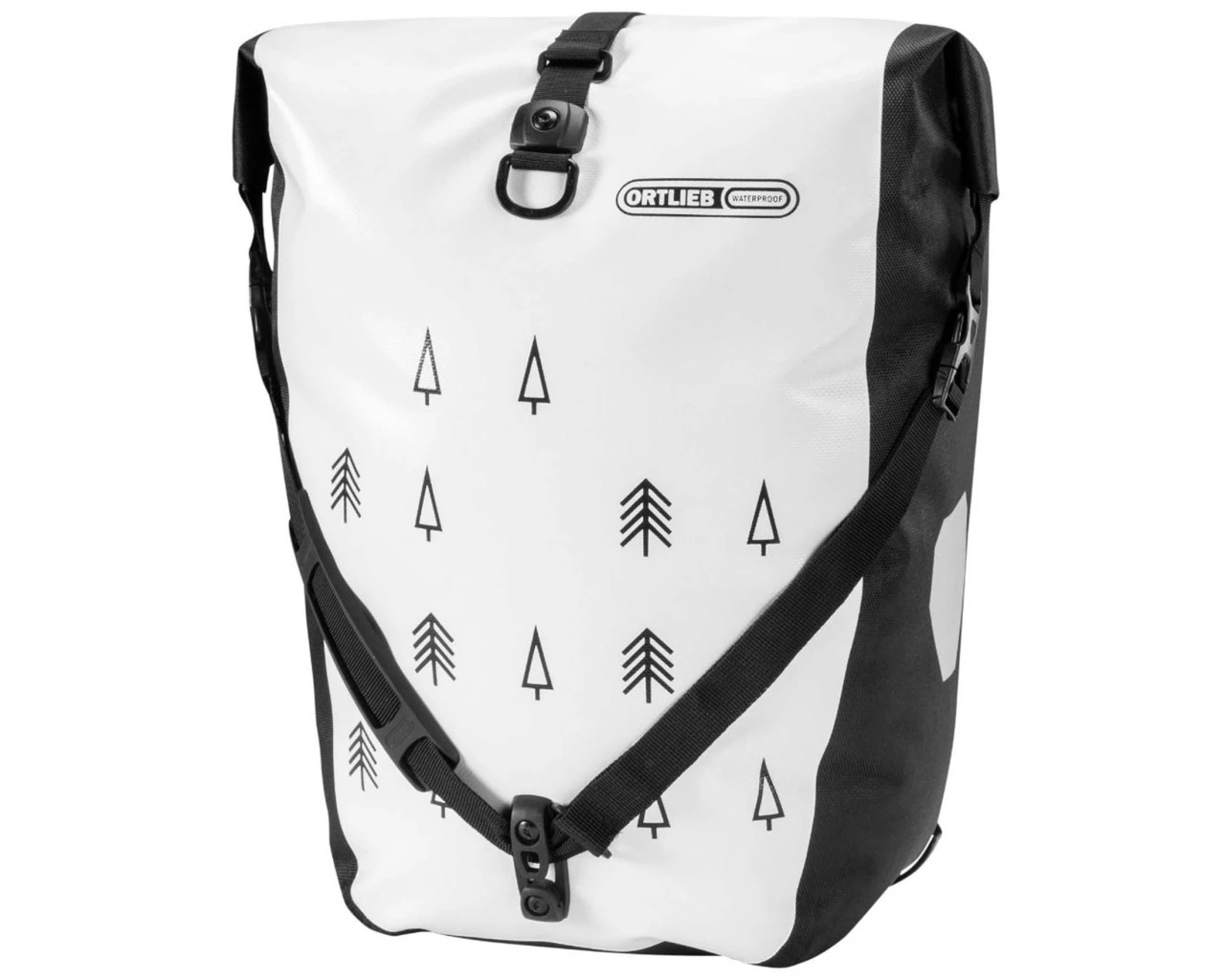 Ortlieb Back-Roller Design Trees QL2.1 - 20 Liter Wasserdichte Fahrradtasche (Einzeltasche) PVC-frei