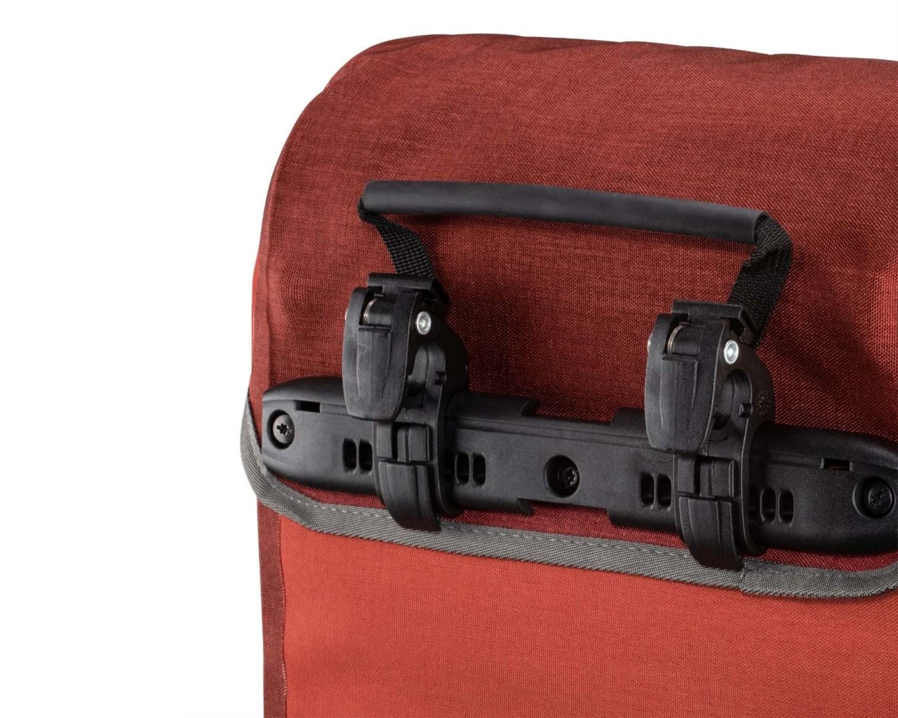 Ortlieb Sport-Packer Plus QL2.1 Wasserdichte Fahrradtaschen (Paar) PVC-frei | Salsa-dark Chili – Bild 4