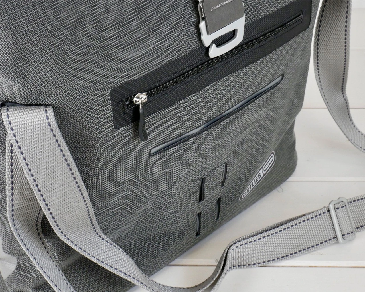 Ortlieb Twin-City Urban QL2.1 Wasserdichte Fahrradtasche/Umhängetasche (Einzeltasche) PVC-frei | Pep – Bild 5