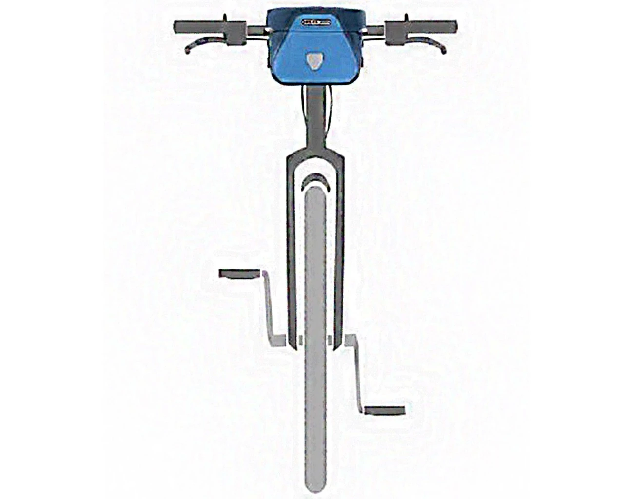 Ortlieb Ultimate Six Plus - 6.5 Liter Wasserdichte Lenkertasche Ohne Halterung PVC-frei | Dusk Blue- – Bild 5