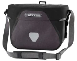 Ortlieb Ultimate Six Plus - 6.5 Liter Wasserdichte Lenkertasche Ohne Halterung PVC-frei | Granite-bl