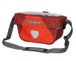 Ortlieb Ultimate Six Plus 5 Liter Wasserdichte Fahrrad-Lenkertasche Ohne Lenkerhalter PVC-frei | Red