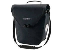 Ortlieb Velo-Shopper QL2.1 - 18 Liter Wasserdichte Fahrradtasche (Einzeltasche) PVC-frei | Ebony
