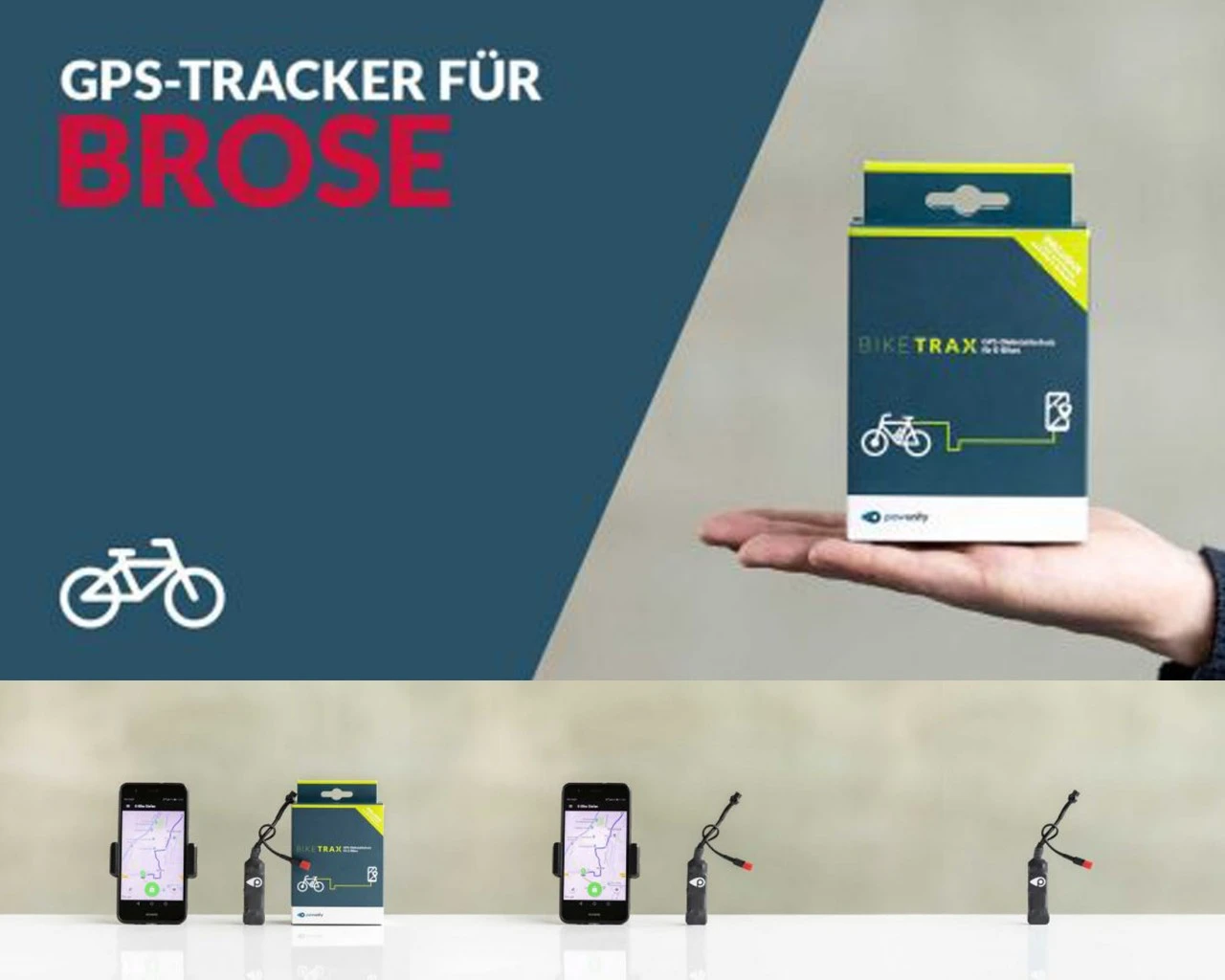 PowUnity BikeTrax GPS Tracker Für E-Bikes - Specialized Brose