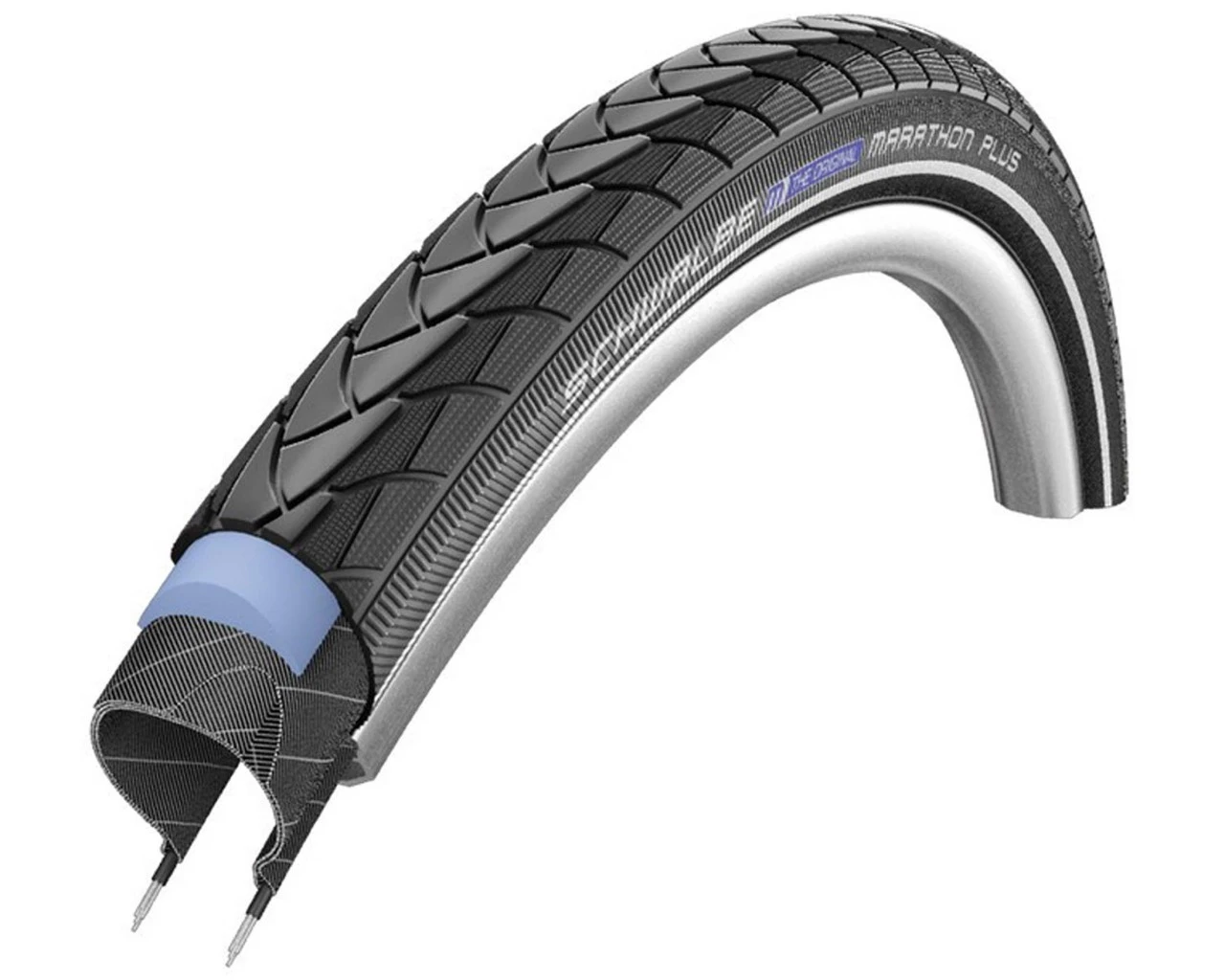 Schwalbe Marathon Plus Trekking-Reifen 26 Zoll | Schwarz Reflex TwinSkin SmartGuard EnduranceCompoun 3 Schwalbe Marathon Plus Trekking-Reifen 26 Zoll | Schwarz Reflex TwinSkin SmartGuard EnduranceCompoun