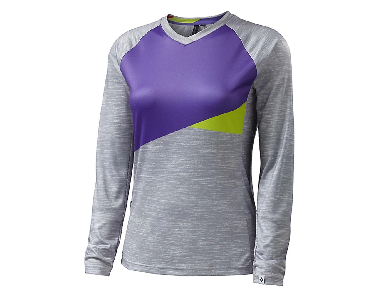 Specialized Andorra Comp Jersey Women Langarm | Light Grey-powder Indigo