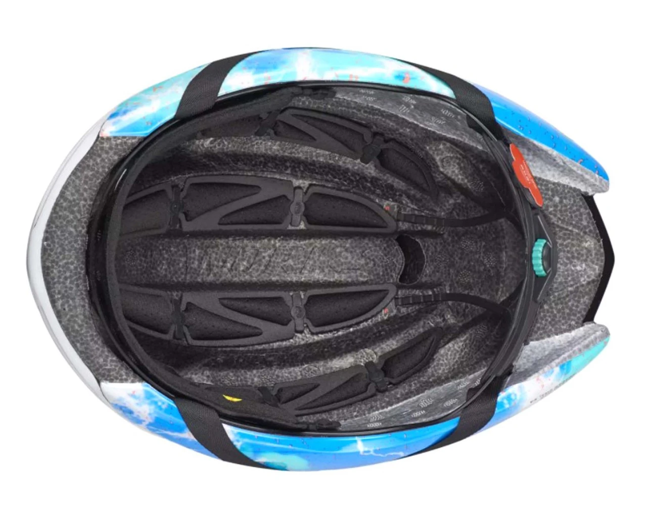 Specialized S-Works Evade Rennrad Helm MIPS (ANGi-kompatibel) | Matte Dove Grey-gloss Cobalt Blue-la – Bild 7