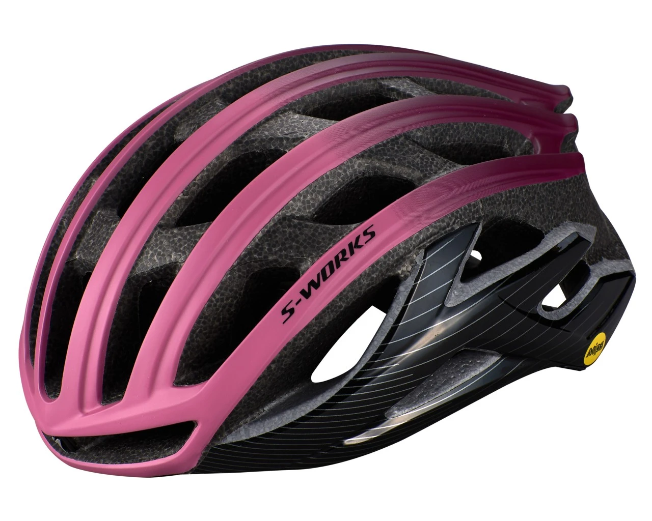 Specialized S-Works Prevail II Rennradhelm ANGi Ready & MIPS | Cast Berry-dusty Lilac