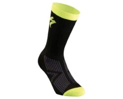Specialized SL Elite Wintersocken | Black-hyper Green