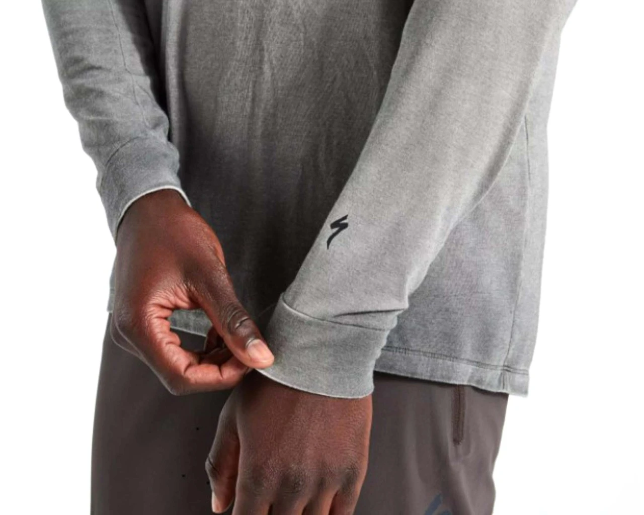 Specialized Trail Trikot Langarm | Dove Grey Spray – Bild 4