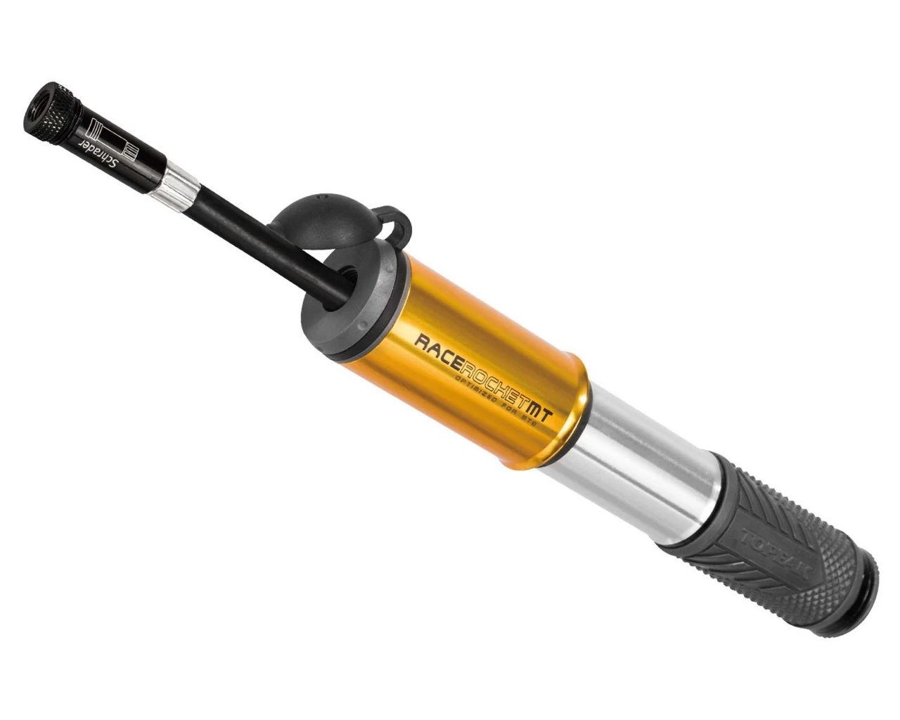 Topeak Race Rocket MT Handpumpe | Gold 4 Topeak Race Rocket MT Handpumpe | Gold – Bild 2