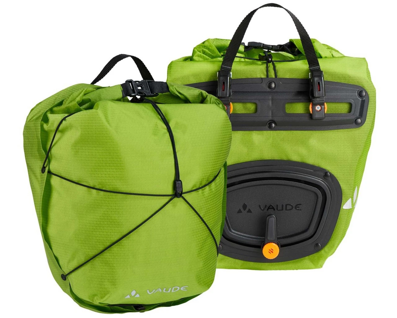 Vaude Aqua Front Light 22 Liter Fahrradtaschen (Paar) | Chute Green